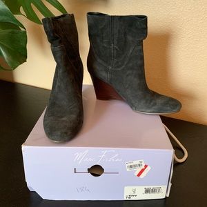 Marc Fisher Tiffy Black Suede Boots